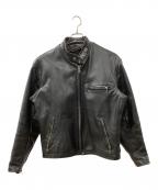 Schottショット）の古着「レザージャケット」｜ブラック