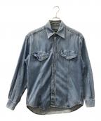 VERSACEヴェルサーチェ）の古着「デニムシャツ」｜インディゴ