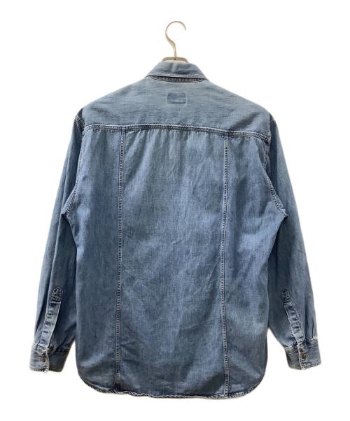 VERSACE（ヴェルサーチェ）VERSACE (ヴェルサーチェ) デニムシャツ インディゴ サイズ:Sの古着・服飾アイテム