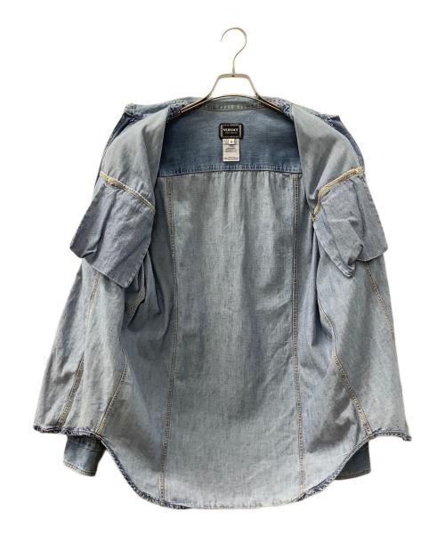 VERSACE（ヴェルサーチェ）VERSACE (ヴェルサーチェ) デニムシャツ インディゴ サイズ:Sの古着・服飾アイテム