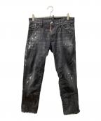 DSQUARED2ディースクエアード）の古着「デニムパンツ」｜ブラック