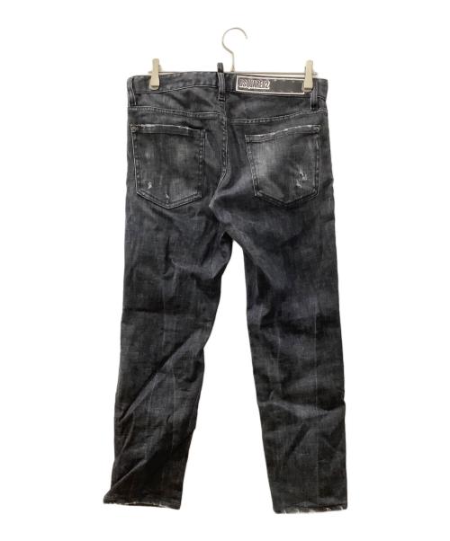 DSQUARED2（ディースクエアード）DSQUARED2 (ディースクエアード) デニムパンツ ブラック サイズ:46の古着・服飾アイテム