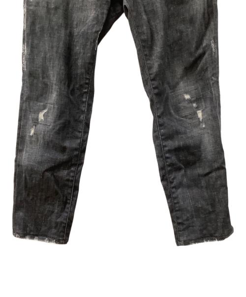 DSQUARED2（ディースクエアード）DSQUARED2 (ディースクエアード) デニムパンツ ブラック サイズ:46の古着・服飾アイテム