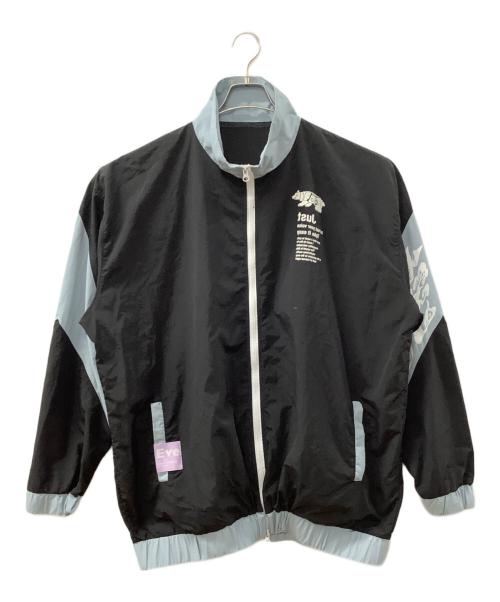 EVE under blue（イブアンダーブルー）EVE under blue (イブアンダーブルー) ナイロンジャケット ブラック サイズ:Lの古着・服飾アイテム