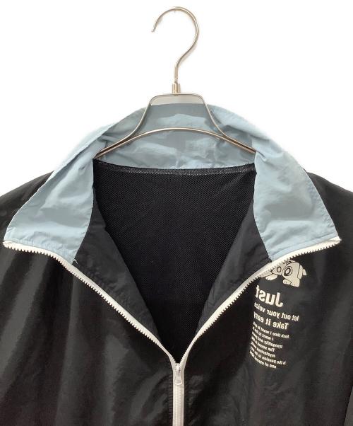 EVE under blue（イブアンダーブルー）EVE under blue (イブアンダーブルー) ナイロンジャケット ブラック サイズ:Lの古着・服飾アイテム