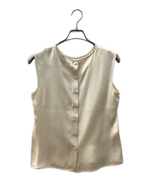 CHANEL（シャネル）CHANEL (シャネル) ノースリーブカットソー ベージュ サイズ:38の古着・服飾アイテム