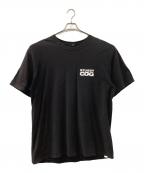 stussy×CDGステューシー×シーディージー）の古着「サーフマンTシャツ」｜ブラック