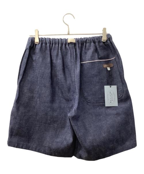 kenneth field（ケネスフィールド）kenneth field (ケネスフィールド) デニムハーフパンツ インディゴ サイズ:S 未使用品の古着・服飾アイテム