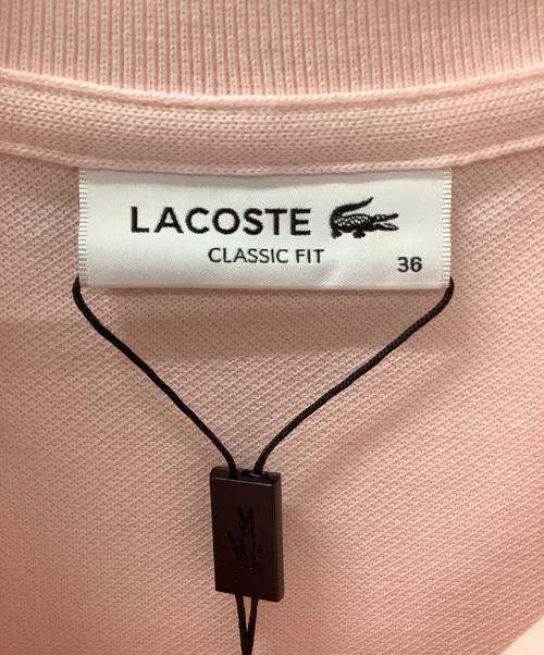 LACOSTE（ラコステ）LACOSTE (ラコステ) ポロシャツ ピンク サイズ:36の古着・服飾アイテム