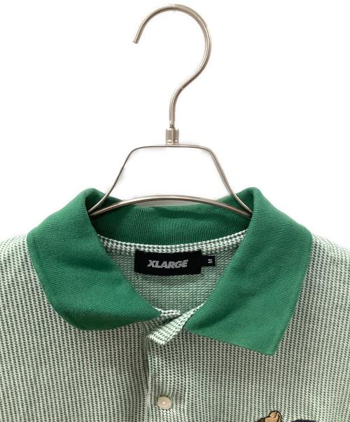 X-LARGE（エクストララージ）X-LARGE (エクストララージ) ポロシャツ グリーン サイズ:Mの古着・服飾アイテム