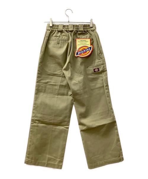 Dickies（ディッキーズ）Dickies (ディッキーズ) RODEO CROWNS WIDE BOWL (ロデオクラウンズワイドボウル) ダブルニーワークパンツ カーキ サイズ:M 未使用品の古着・服飾アイテム