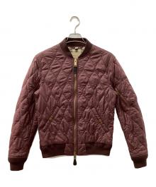 BURBERRY BRIT（バーバリーブリット）の古着「キルティングジャケット」｜ボルドー