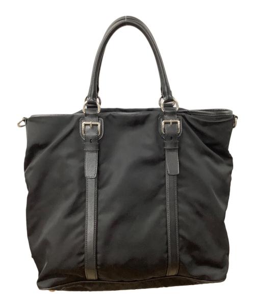 PRADA（プラダ）PRADA (プラダ) 2WAYバッグ ブラックの古着・服飾アイテム