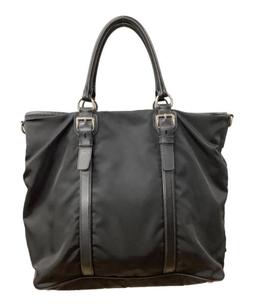 PRADA（プラダ）PRADA (プラダ) 2WAYバッグ ブラックの古着・服飾アイテム