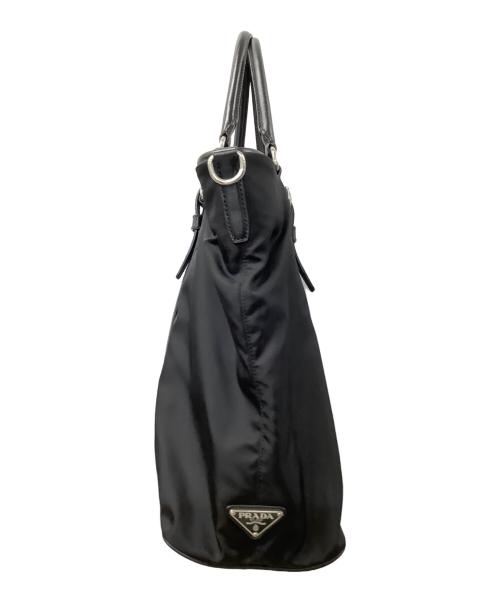 PRADA（プラダ）PRADA (プラダ) 2WAYバッグ ブラックの古着・服飾アイテム