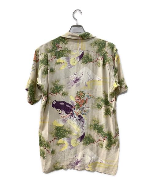 Sun Surf（サンサーフ）Sun Surf (サンサーフ) MONKEY THE CARP RIDER ベージュ サイズ:Mの古着・服飾アイテム