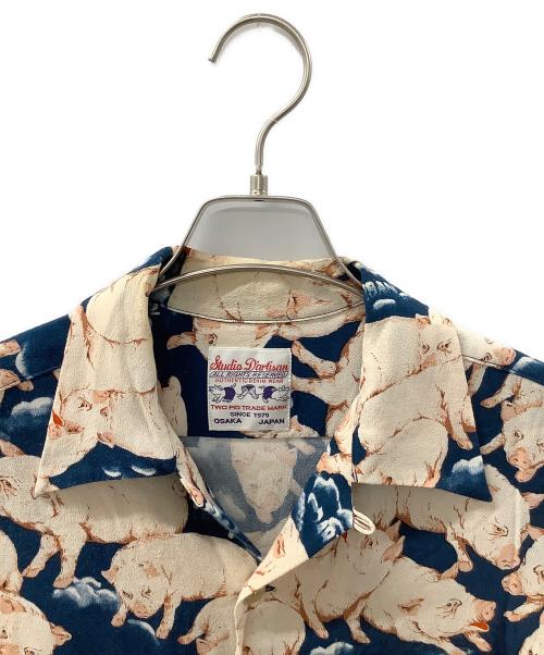 STUDIO D'ARTISAN（ステュディオダルチザン）STUDIO D'ARTISAN (ステュディオダルチザン) アロハシャツ ブルー サイズ:Sの古着・服飾アイテム