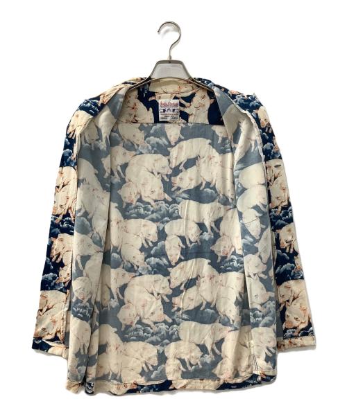 STUDIO D'ARTISAN（ステュディオダルチザン）STUDIO D'ARTISAN (ステュディオダルチザン) アロハシャツ ブルー サイズ:Sの古着・服飾アイテム