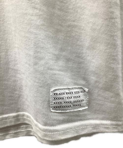 GOD SELECTION XXX（ゴッドセレクショントリプルエックス）GOD SELECTION XXX (ゴッドセレクショントリプルエックス) ラグランカットソー ホワイト×ブラック サイズ:Lの古着・服飾アイテム