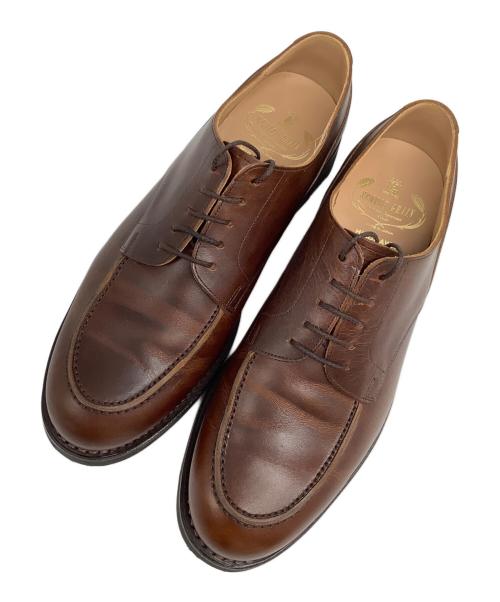 SCOTCH GRAIN（スコッチグレイン）SCOTCH GRAIN (スコッチグレイン) Uチップシューズ ブラウン サイズ:25 EEの古着・服飾アイテム