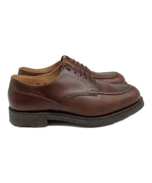 SCOTCH GRAIN（スコッチグレイン）SCOTCH GRAIN (スコッチグレイン) Uチップシューズ ブラウン サイズ:25 EEの古着・服飾アイテム