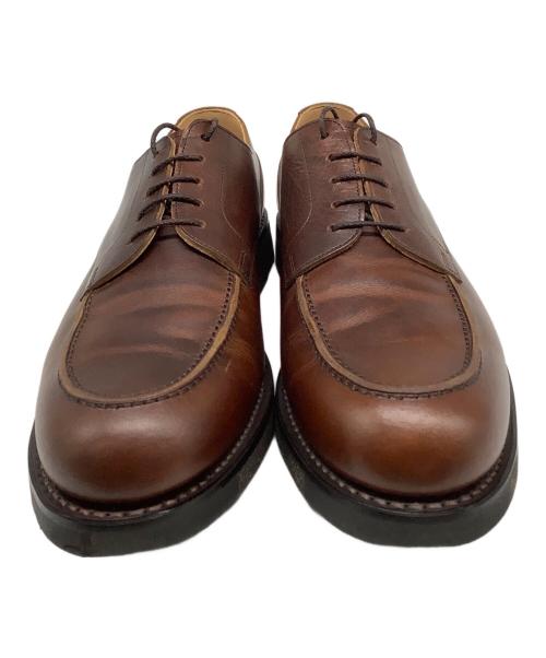 SCOTCH GRAIN（スコッチグレイン）SCOTCH GRAIN (スコッチグレイン) Uチップシューズ ブラウン サイズ:25 EEの古着・服飾アイテム