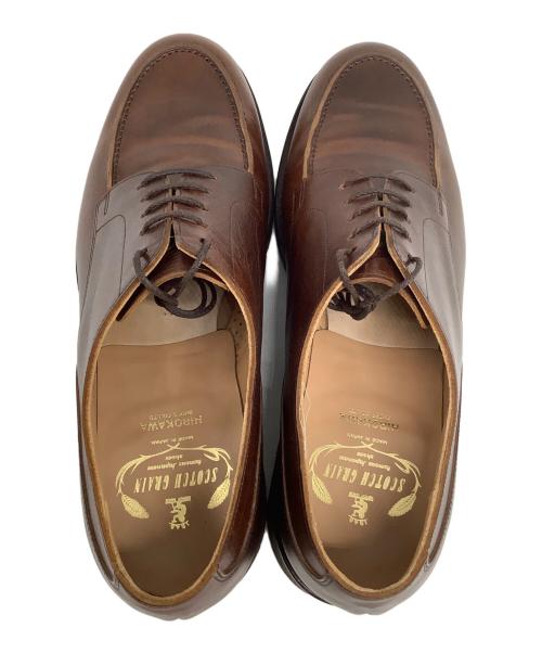 SCOTCH GRAIN（スコッチグレイン）SCOTCH GRAIN (スコッチグレイン) Uチップシューズ ブラウン サイズ:25 EEの古着・服飾アイテム