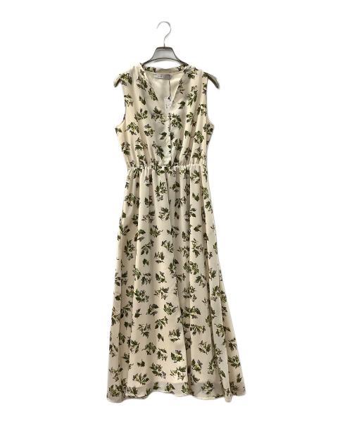 ETRE TOKYO（エトレトウキョウ）ETRE TOKYO (エトレトウキョウ) ノースリーブ・キャミソールワンピース ベージュ サイズ:Fの古着・服飾アイテム