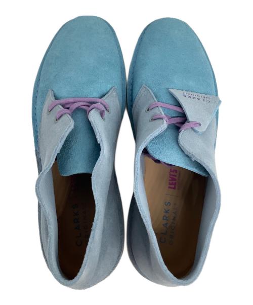 CLARKS ORIGINALS（クラークス オリジナルズ）CLARKS ORIGINALS (クラークス オリジナルズ) デザートブーツ スカイブルー サイズ:UK91/2の古着・服飾アイテム