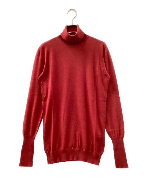 CHANEL（シャネル）CHANEL (シャネル) タートルネックニット レッド サイズ:38の古着・服飾アイテム