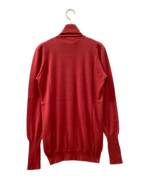 CHANEL（シャネル）CHANEL (シャネル) タートルネックニット レッド サイズ:38の古着・服飾アイテム