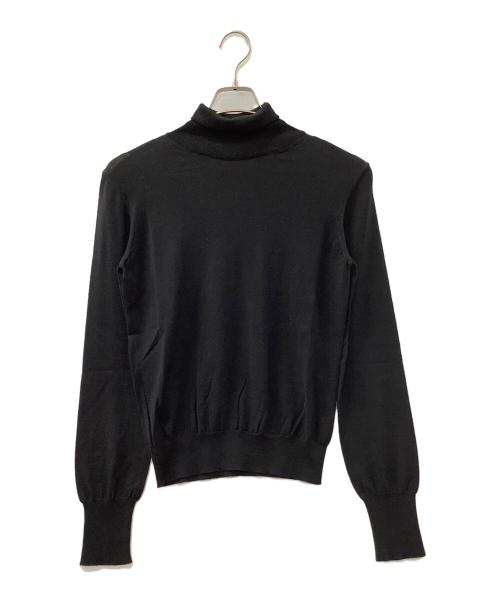 HERMES（エルメス）HERMES (エルメス) 薄手ニット ブラック サイズ:MEの古着・服飾アイテム