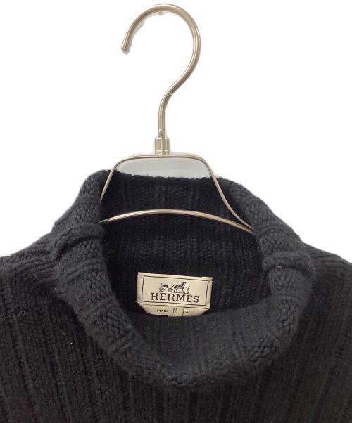 HERMES（エルメス）HERMES (エルメス) 厚手ニット ブラック サイズ:Mの古着・服飾アイテム