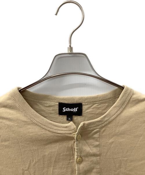Schott（ショット）Schott (ショット) 長袖カットソー ベージュ サイズ:XLの古着・服飾アイテム