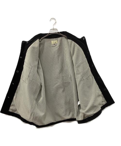 Schott（ショット）schott (ショット) COUDUROY COVERALL JKT（コーデュロイ カバーオール ジャケット） ブラック サイズ:XLの古着・服飾アイテム