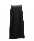 CITYシティ）の古着「スムースタイトストレッチスカート」｜ブラック