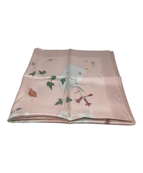 HERMES（エルメス）HERMES (エルメス) カレ90Des fleurs la dire 花の手紙 ピンク 未使用品の古着・服飾アイテム