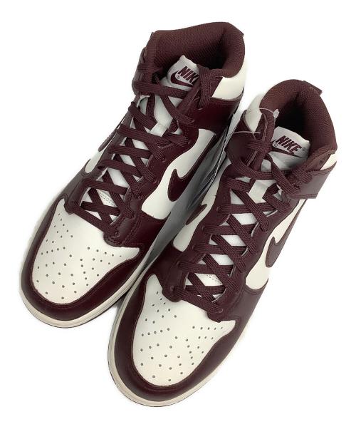 NIKE（ナイキ）NIKE (ナイキ) DUNK HIGH（ダンク ハイ） ブラウン×ホワイト サイズ:US7.5 未使用品の古着・服飾アイテム
