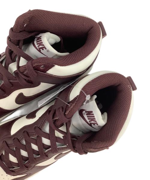 NIKE（ナイキ）NIKE (ナイキ) DUNK HIGH（ダンク ハイ） ブラウン×ホワイト サイズ:US7.5 未使用品の古着・服飾アイテム
