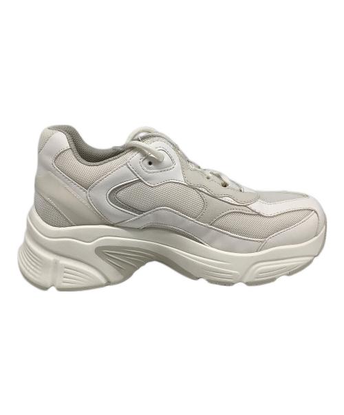 emmi atelier（エミアトリエ）emmi atelier (エミアトリエ) メッシュダットスニーカー ホワイト サイズ:23.5cm 未使用品の古着・服飾アイテム