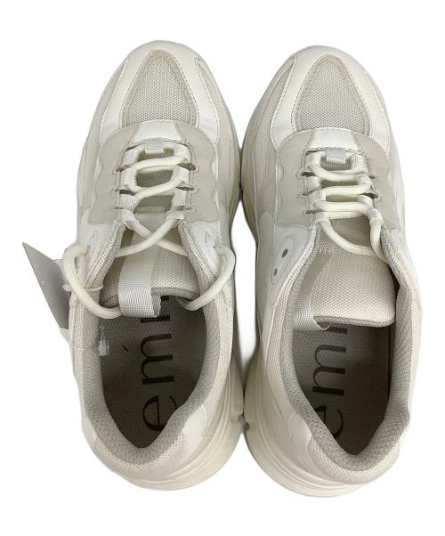 emmi atelier（エミアトリエ）emmi atelier (エミアトリエ) メッシュダットスニーカー ホワイト サイズ:23.5cm 未使用品の古着・服飾アイテム