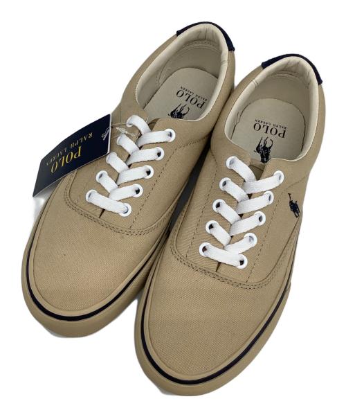 POLO RALPH LAUREN（ポロ・ラルフローレン）POLO RALPH LAUREN (ポロ・ラルフローレン) スニーカー ベージュ サイズ:US7.5 未使用品の古着・服飾アイテム
