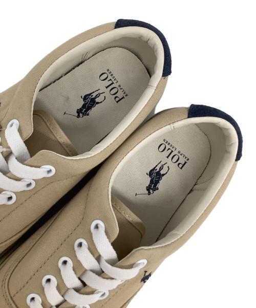 POLO RALPH LAUREN（ポロ・ラルフローレン）POLO RALPH LAUREN (ポロ・ラルフローレン) スニーカー ベージュ サイズ:US7.5 未使用品の古着・服飾アイテム
