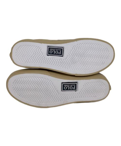 POLO RALPH LAUREN（ポロ・ラルフローレン）POLO RALPH LAUREN (ポロ・ラルフローレン) スニーカー ベージュ サイズ:US7.5 未使用品の古着・服飾アイテム