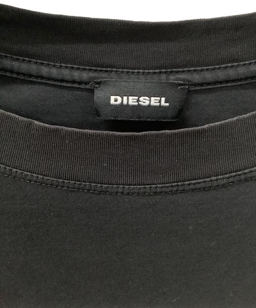 DIESEL（ディーゼル）DIESEL (ディーゼル) 半袖Tシャツ ブラック サイズ:XSの古着・服飾アイテム