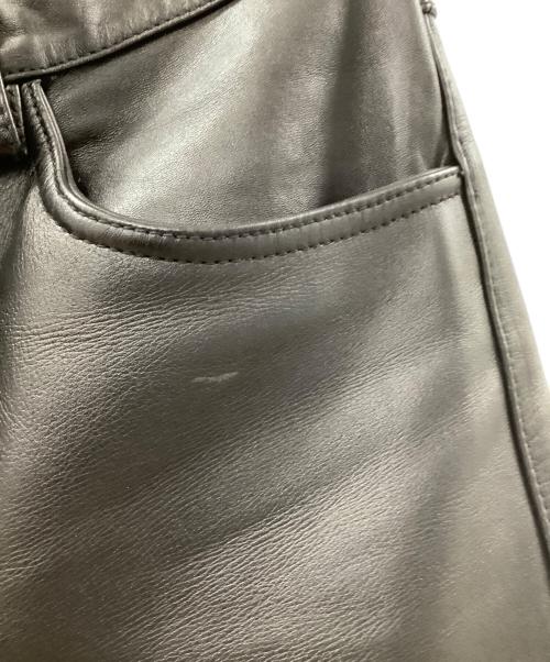 JHONBULL（ジョンブル）JHONBULL (ジョンブル) レザーパンツ ブラック サイズ:不明の古着・服飾アイテム