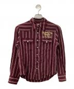 WACKO MARIAワコマリア）の古着「長袖シャツ」｜ボルドー