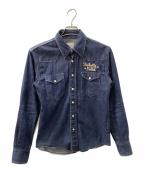 WACKO MARIAワコマリア）の古着「刺繍デニムシャツ」｜インディゴ