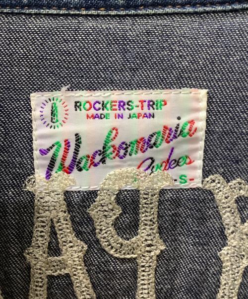 WACKO MARIA（ワコマリア）WACKO MARIA (ワコマリア) 刺繍デニムシャツ インディゴ サイズ:Sの古着・服飾アイテム