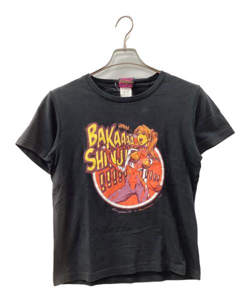 Rockin' Jelly Bean（ロッキン・ジェリー・ビーン）Rockin' Jelly Bean (ロッキン・ジェリー・ビーン) 半袖カットソー ブラック サイズ:Sの古着・服飾アイテム